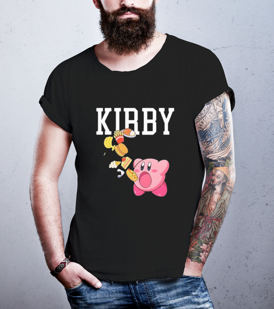 KIRBY Inhales Iconic Food For Power Up T-Shirt