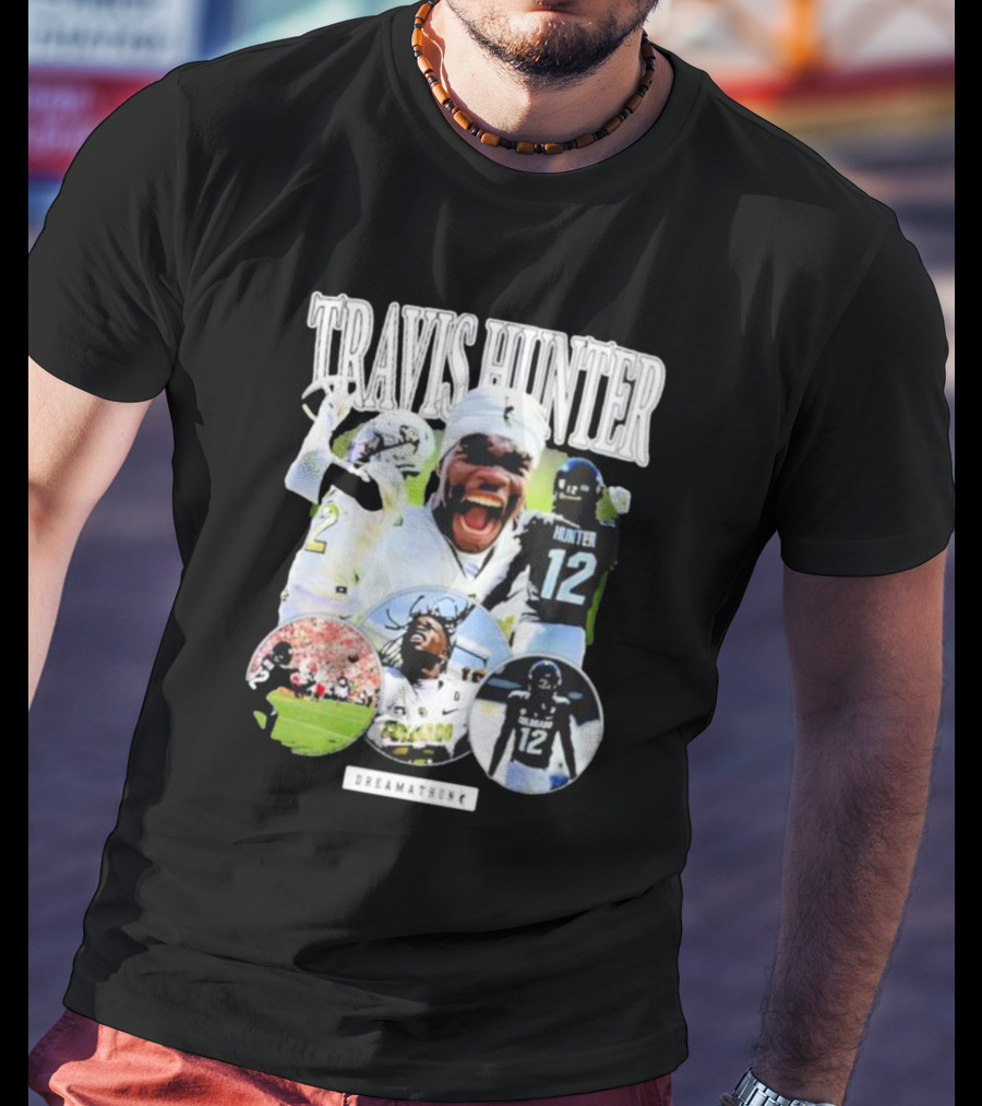 Travis Hunter Football Dreamathon Performance Highlights T-Shirt