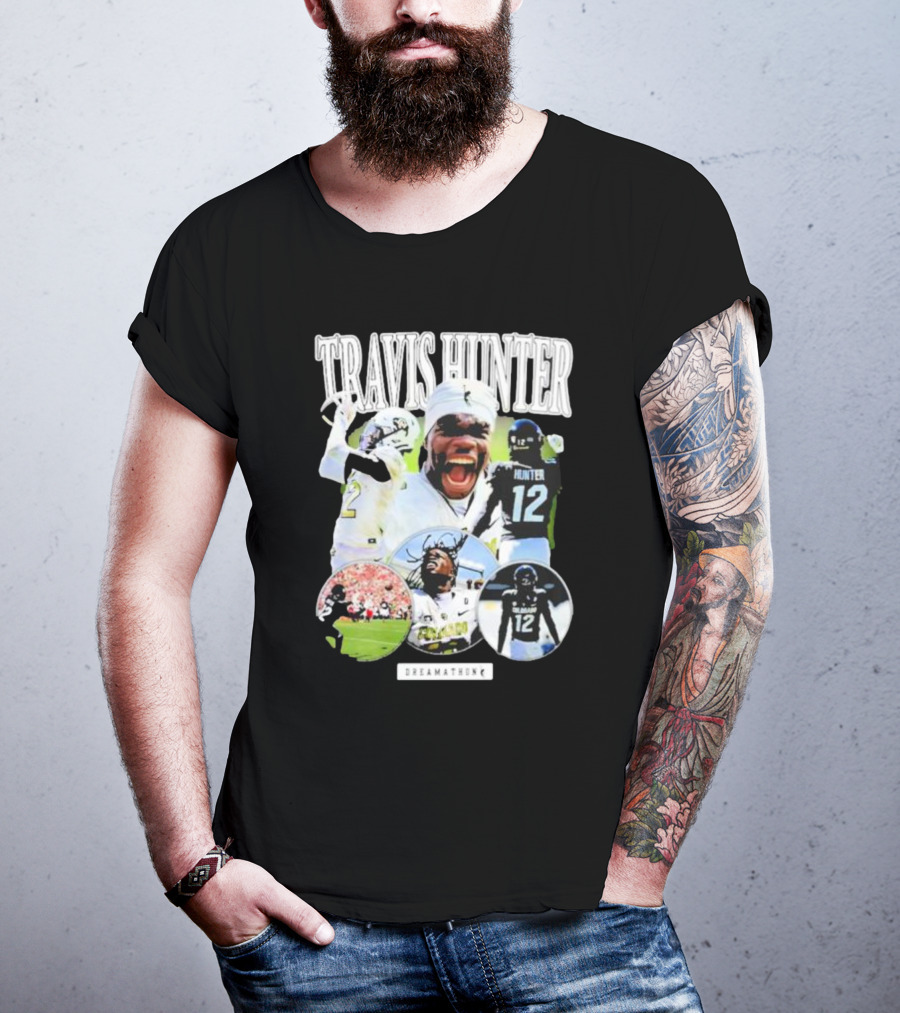Travis Hunter Football Dreamathon Performance Highlights T-Shirt