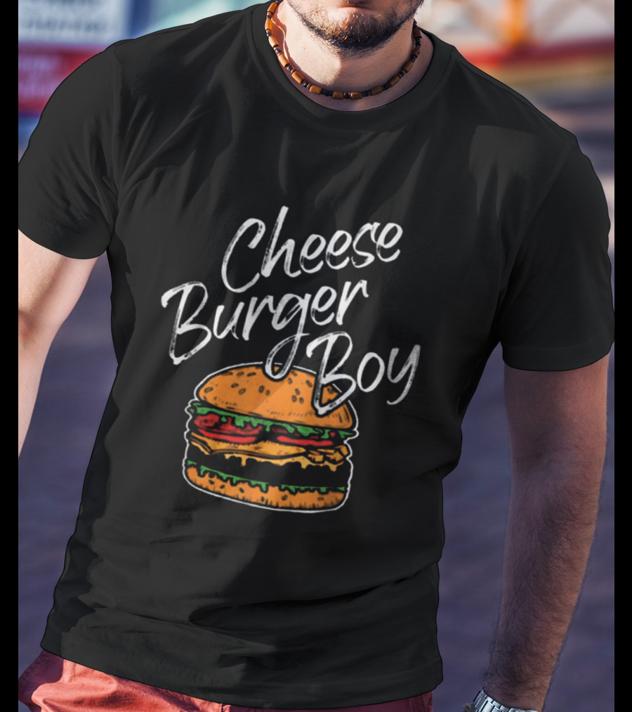Cheeseburger Boy National Cheeseburger Day Classic Cheeseburger Enthusiast T-Shirt