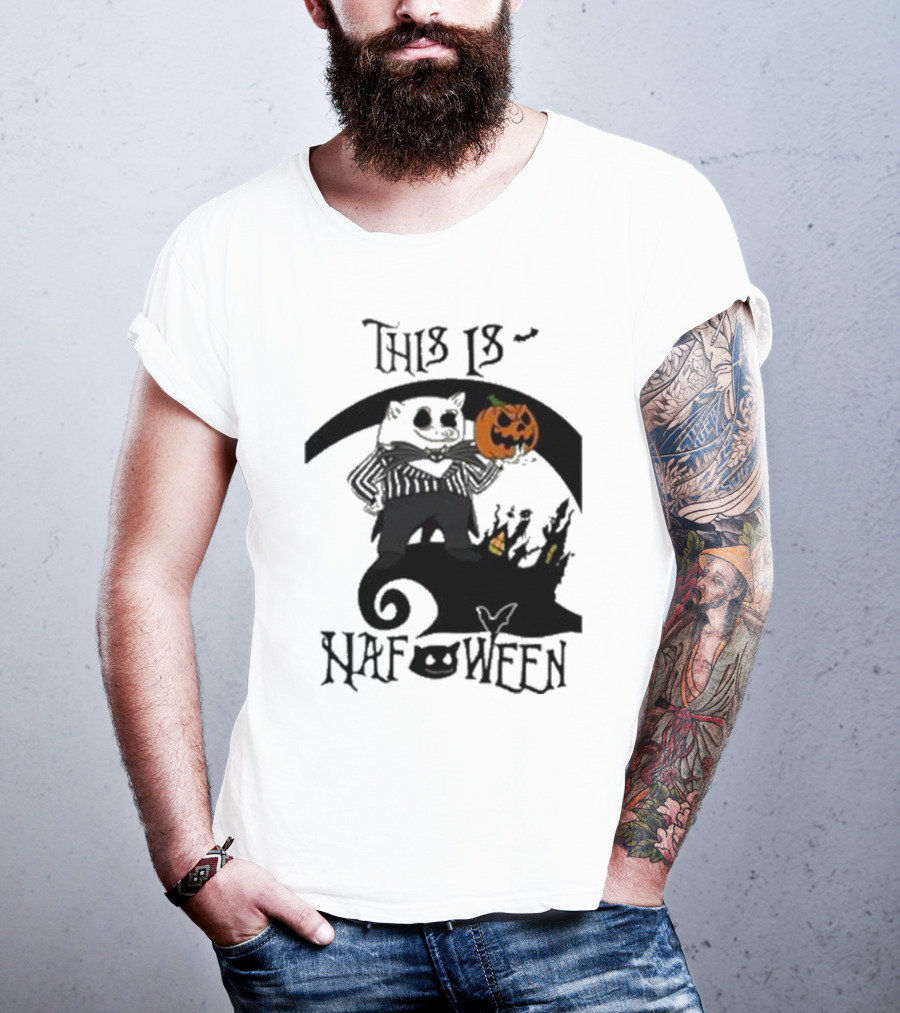 This Is Nafoween Halloween Nafo Pumpkin Character T-Shirt
