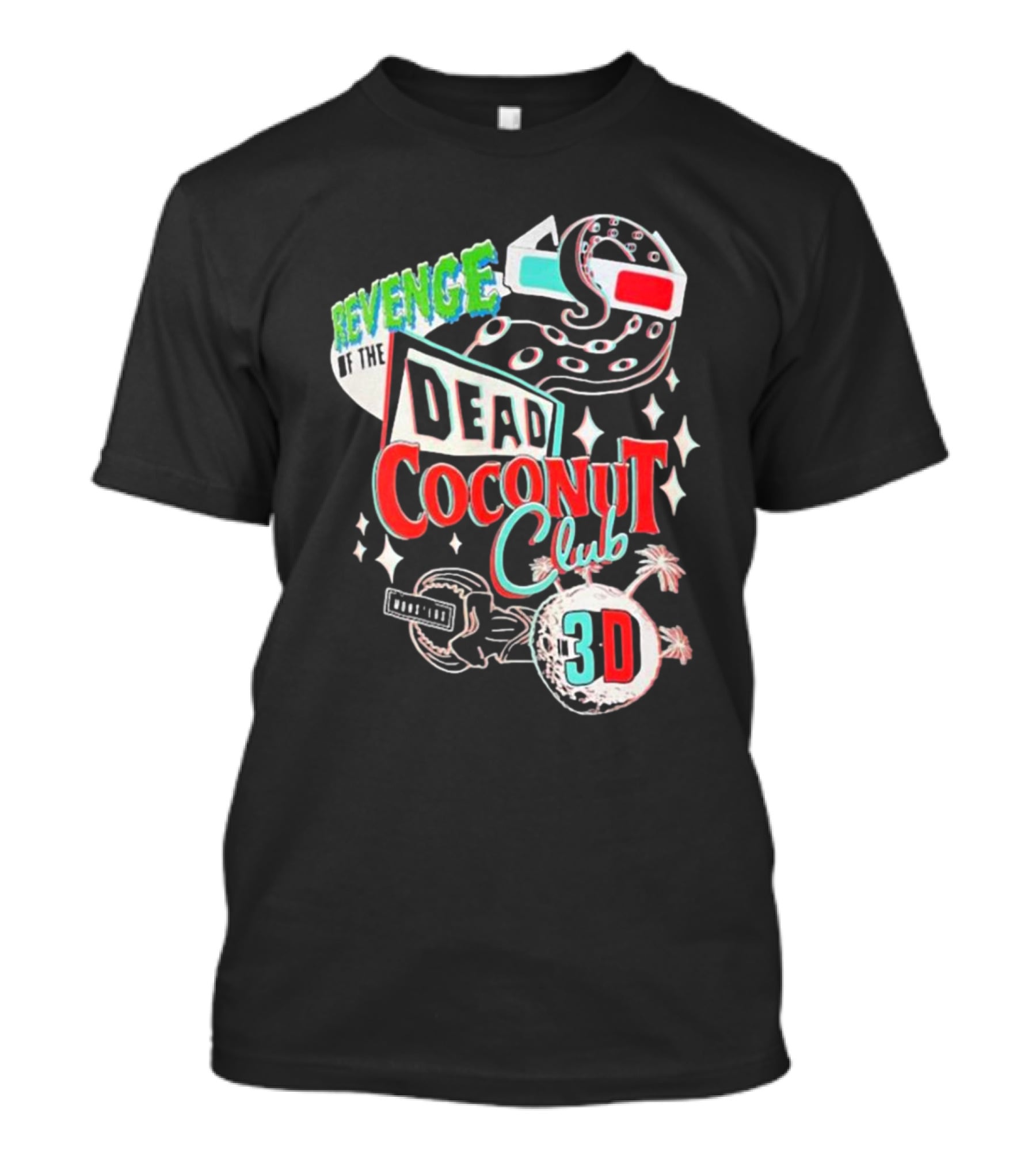Universal Orlando Resort Revenge Of The Dead Coconut Club 3D Adventure T-Shirt