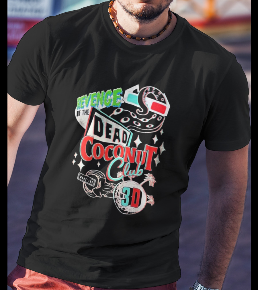Universal Orlando Resort Revenge Of The Dead Coconut Club 3D Adventure T-Shirt