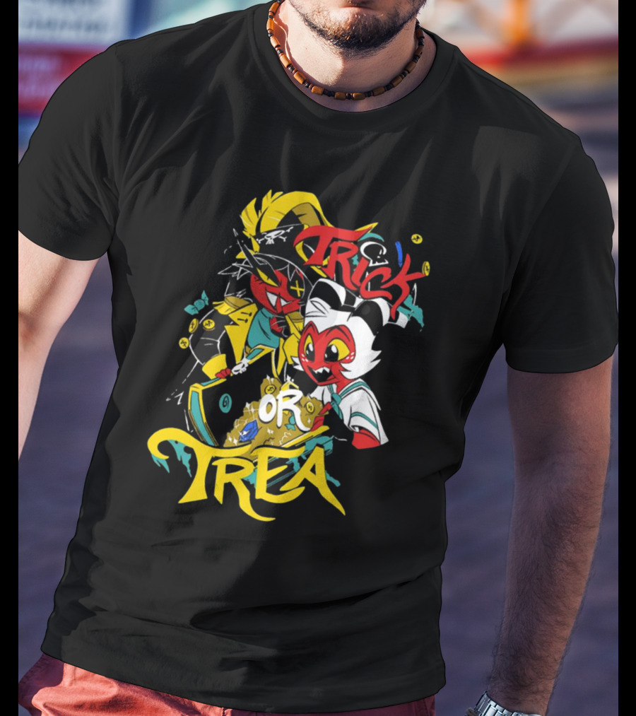 Moxxie Millie Trick Or Treat Halloween Characters T-Shirt