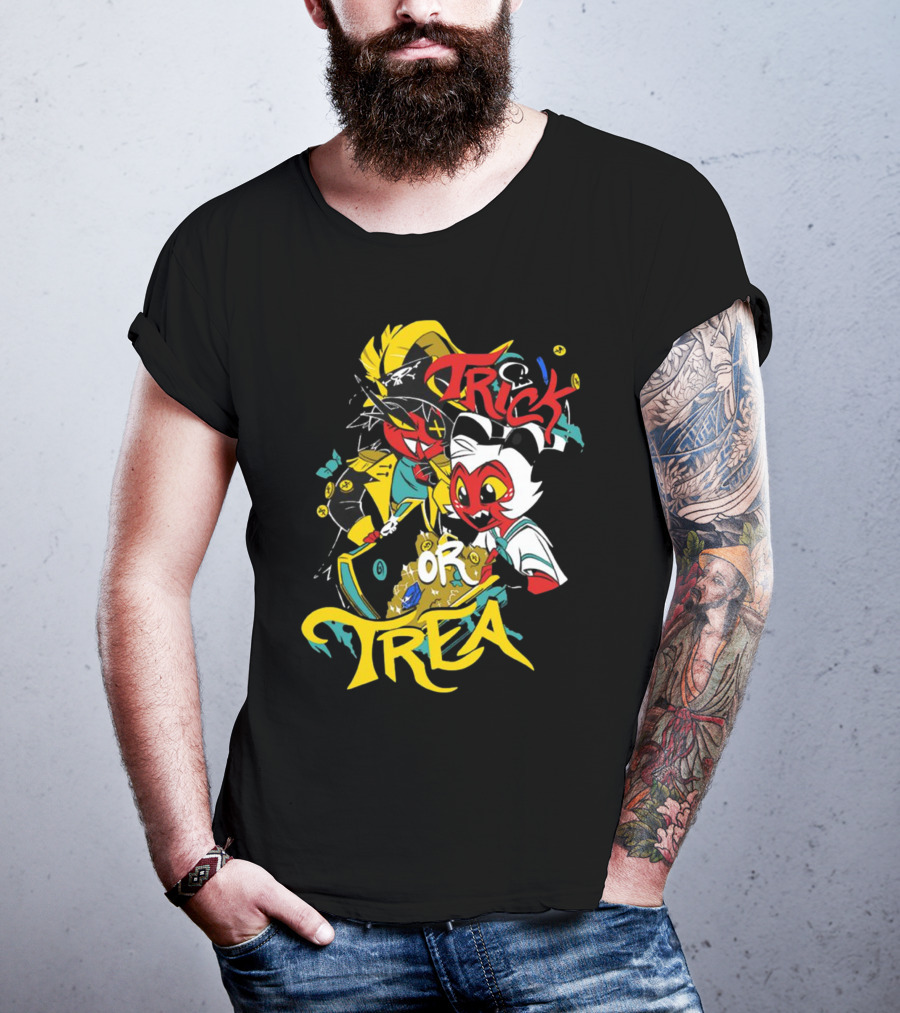 Moxxie Millie Trick Or Treat Halloween Characters T-Shirt