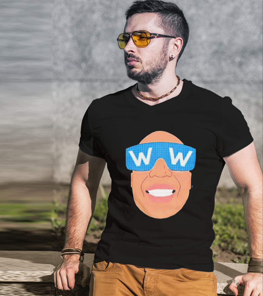 W Glasses Smiling Face With Tyler Lockett T-Shirt