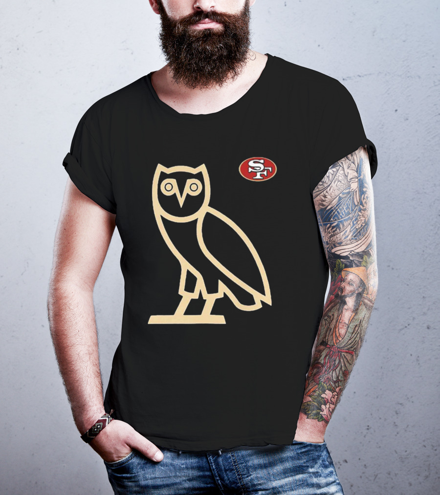 San Francisco 49ers SF Ovo Owl Scarlet T-Shirt
