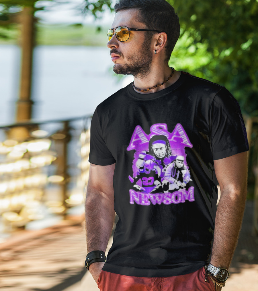 ASA Newsom Vintage Lightweight 23 Football T-Shirt