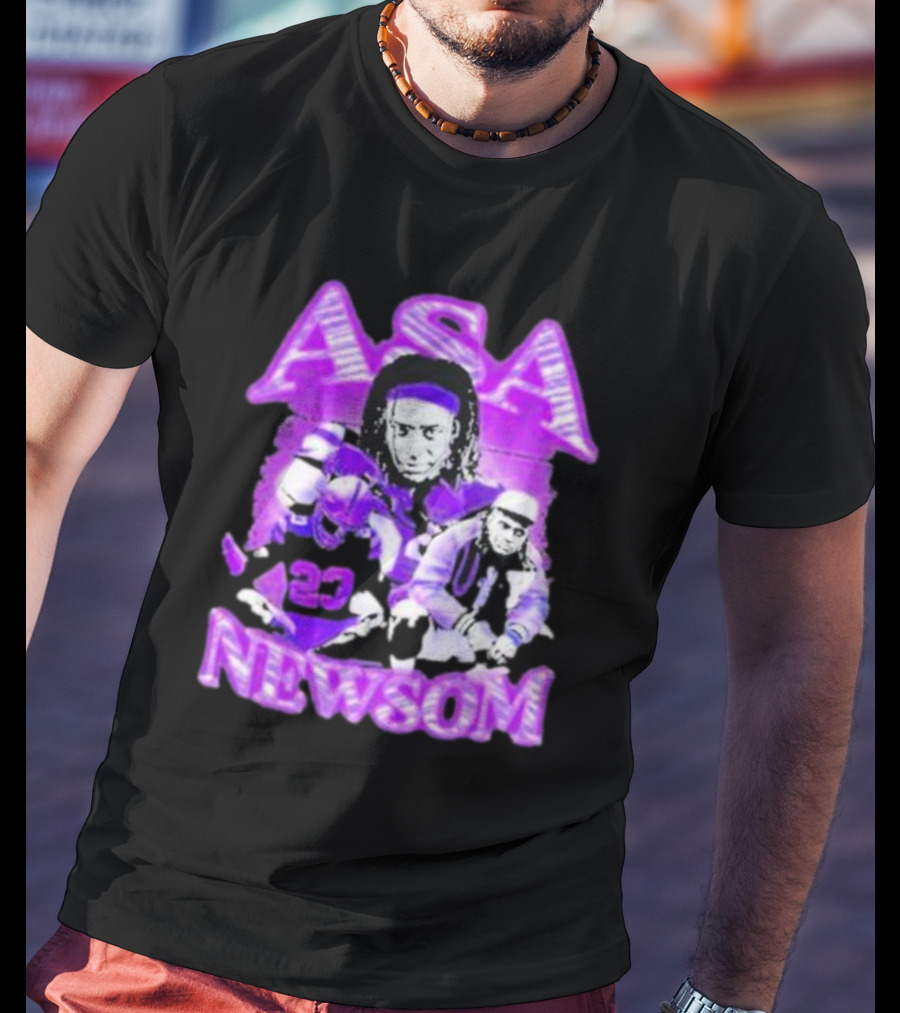 ASA Newsom Vintage Lightweight 23 Football T-Shirt