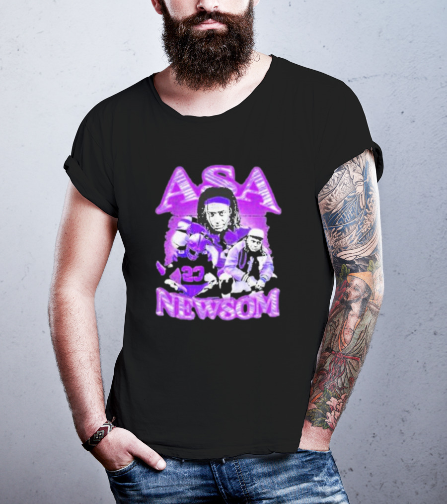 ASA Newsom Vintage Lightweight 23 Football T-Shirt