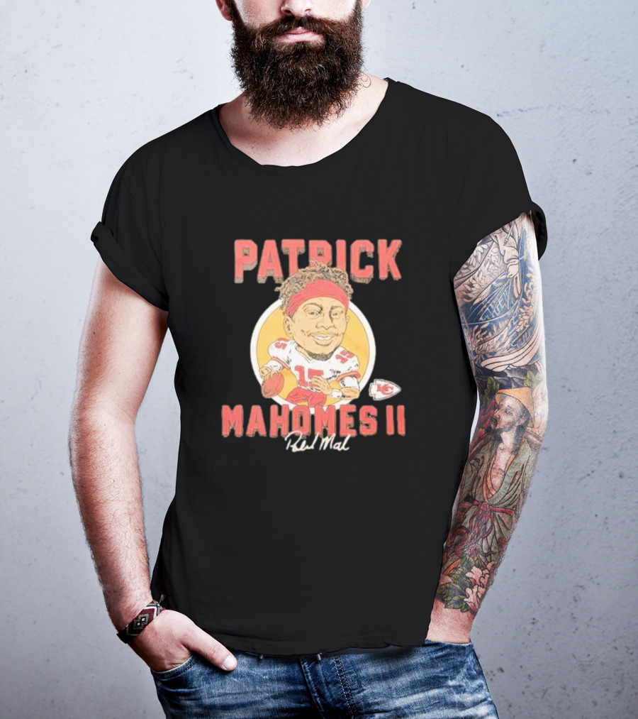 Patrick Mahomes II Red Mal Chiefs Signature T-Shirt