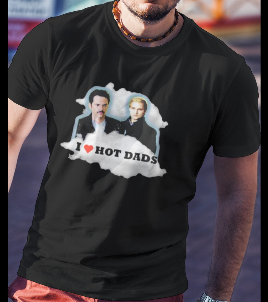 I Heart Hot Dads With Actors In Suits T-Shirt