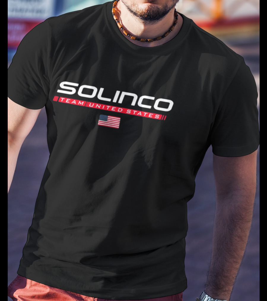 Solinco Team United States American Flag T-Shirt