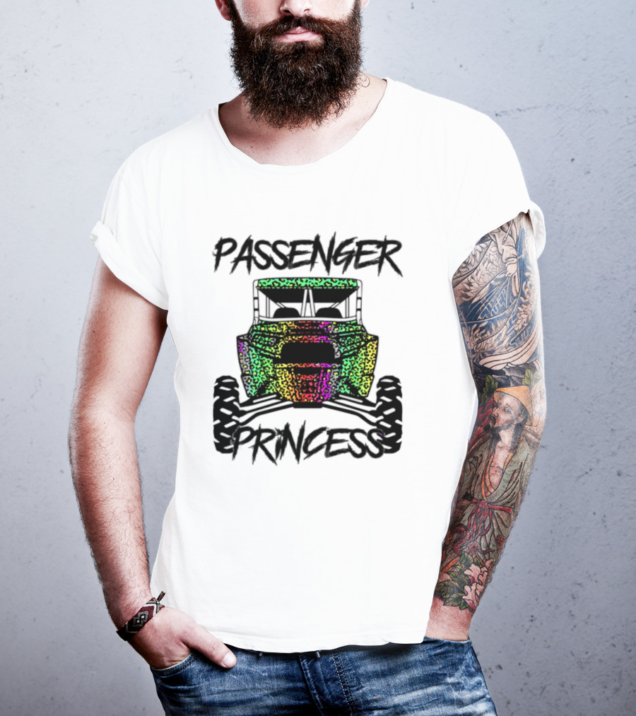 Passenger Princess Colorful Off-Road UTV T-Shirt