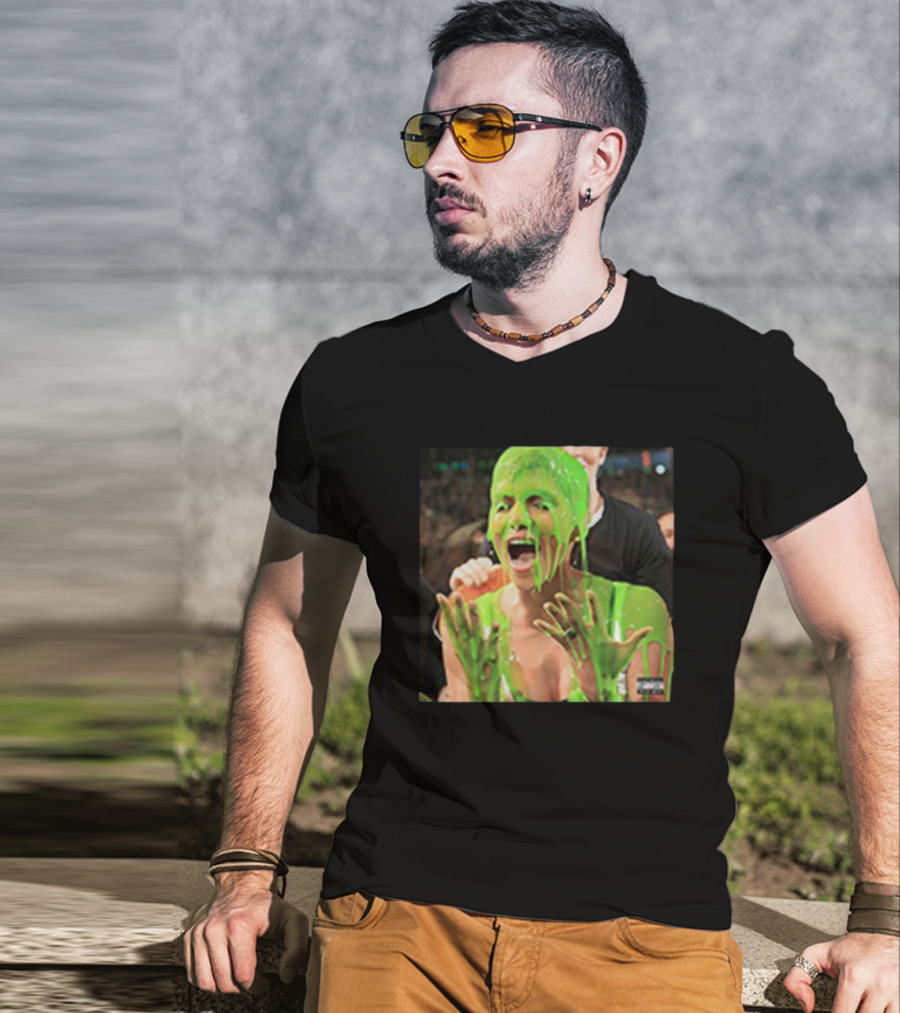 Drake Slime You Out Album Cover Green Slime Woman T-Shirt