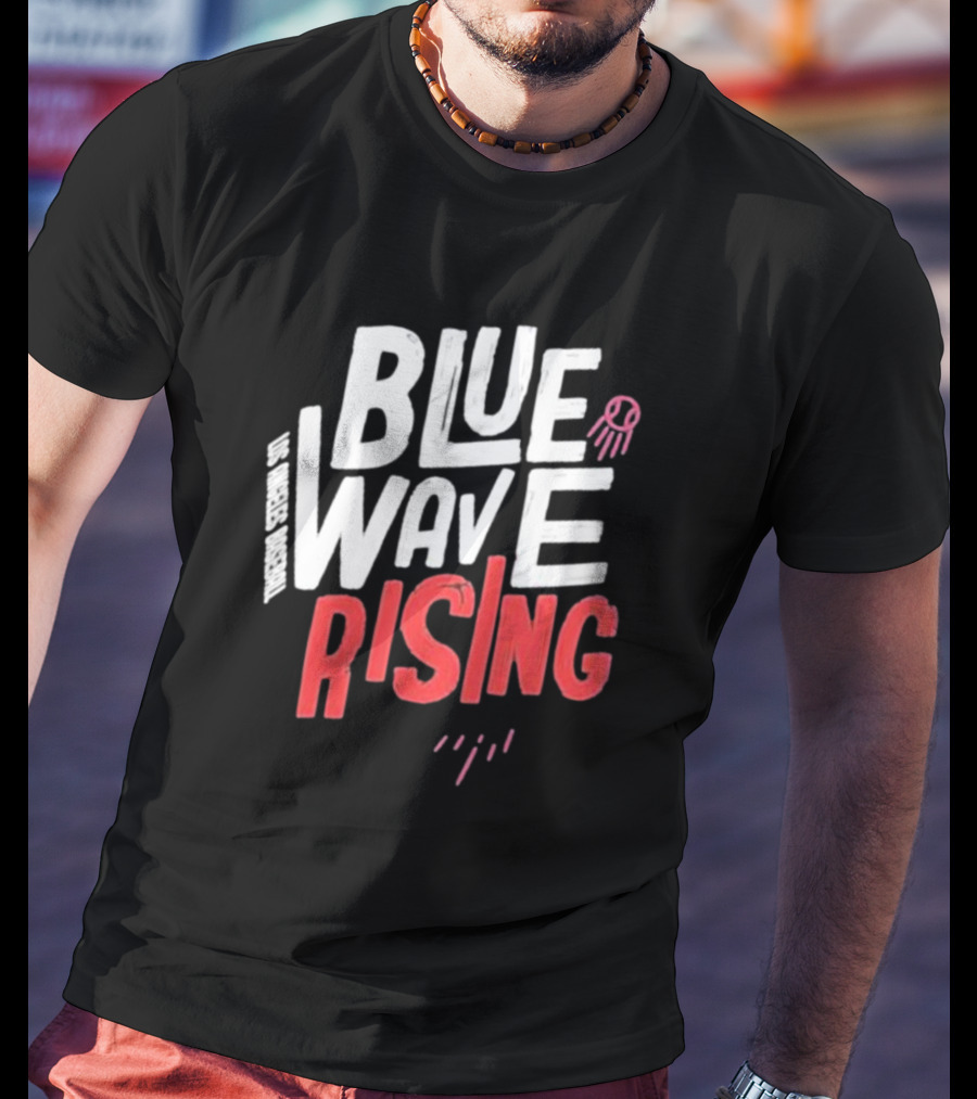 Los Angeles Original Blue Wave Rising T-Shirt