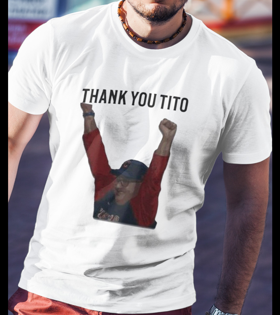 Thank You Tito Guardians Baseball T-Shirt