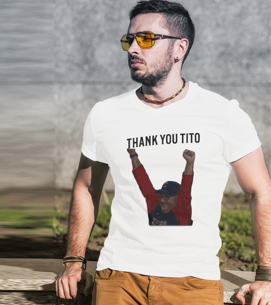 Thank You Tito Guardians Baseball T-Shirt