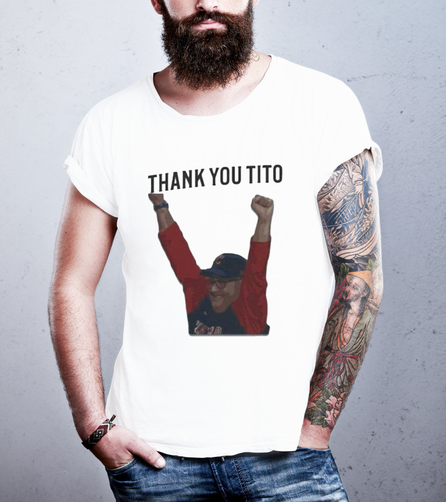 Thank You Tito Guardians Baseball T-Shirt