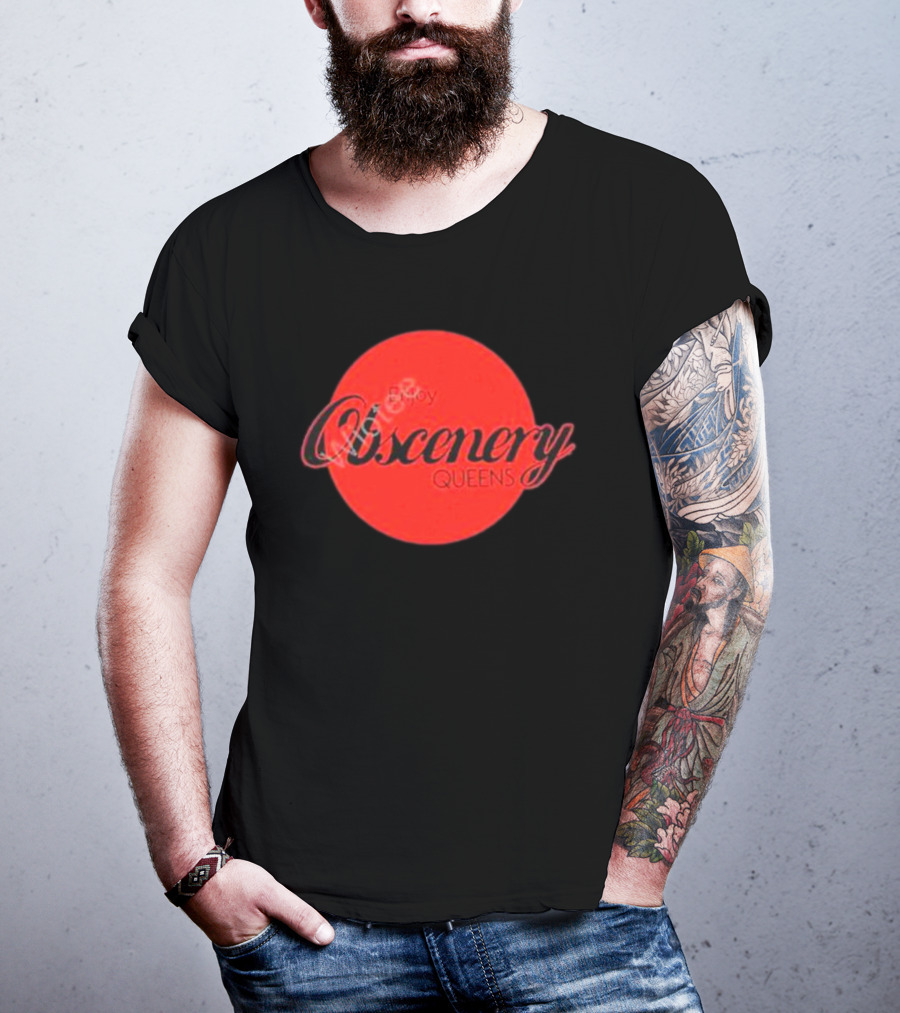 Enjoy Obscenery Queens Red Circle T-Shirt
