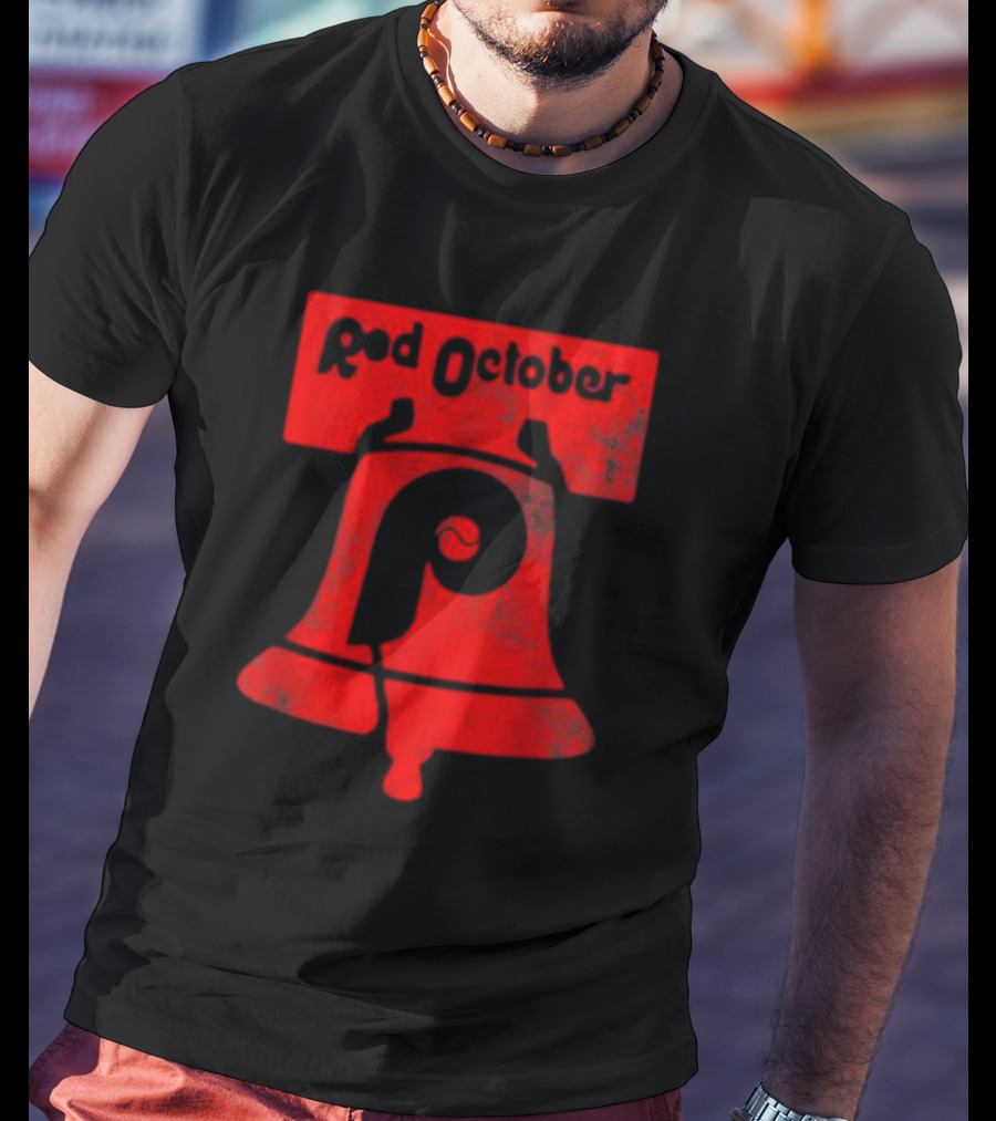 Red October Philadelphia Bell Vintage Phillies T-Shirt