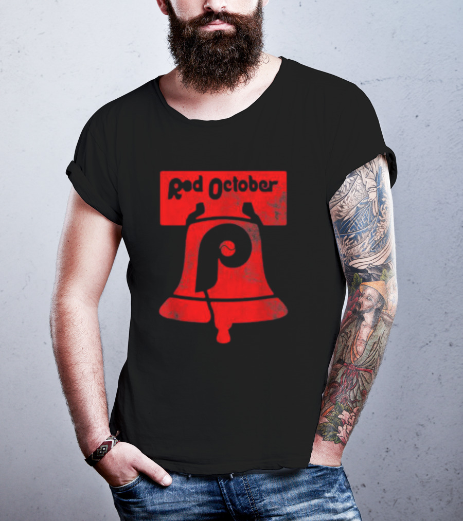 Red October Philadelphia Bell Vintage Phillies T-Shirt