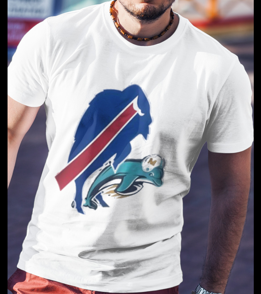 Buffalo Bills Doggy Miami Dolphins T-Shirt