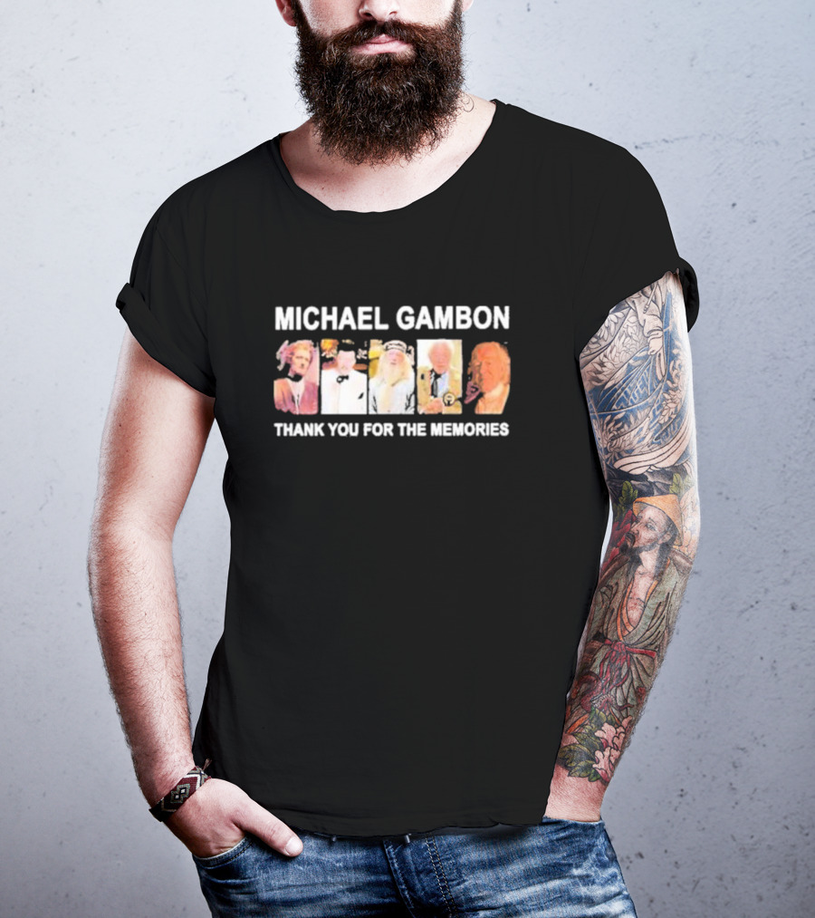 Michael Gambon Thank You For The Memories T-Shirt