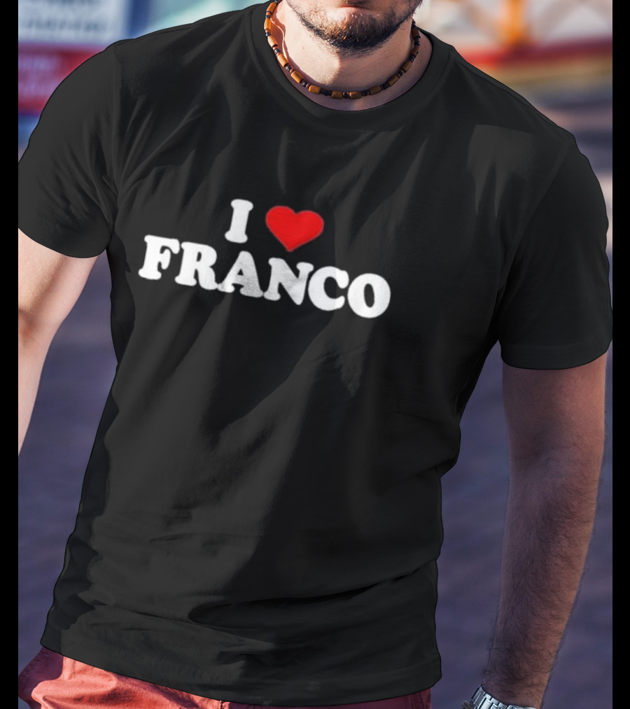 Nicki Minaj I Love Franco Red Heart T-Shirt