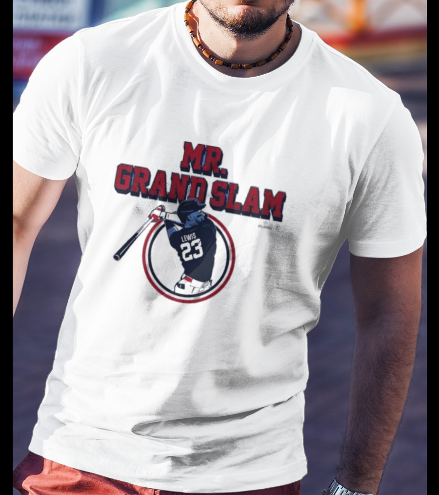 Mr Grand Slam Royce Lewis 23 Baseball Power Hitter T-Shirt