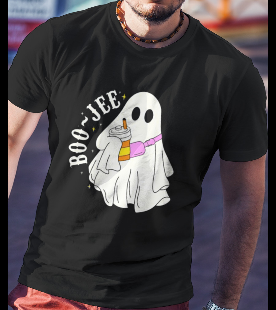 Boo Jee Ghost Cute Funny Halloween Ghost Boo-Jee T-Shirt