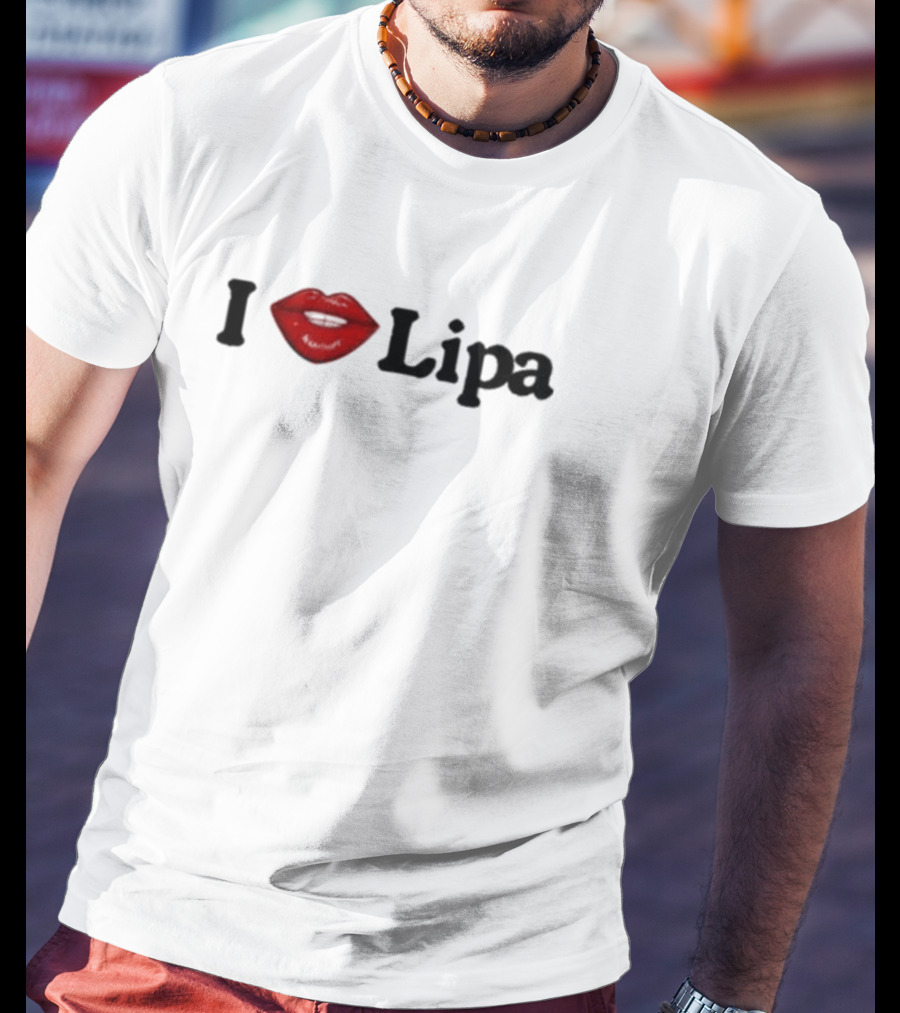 I Lip Lipa Shirt Simplelipa I Love Lipa Red Lips T-Shirt