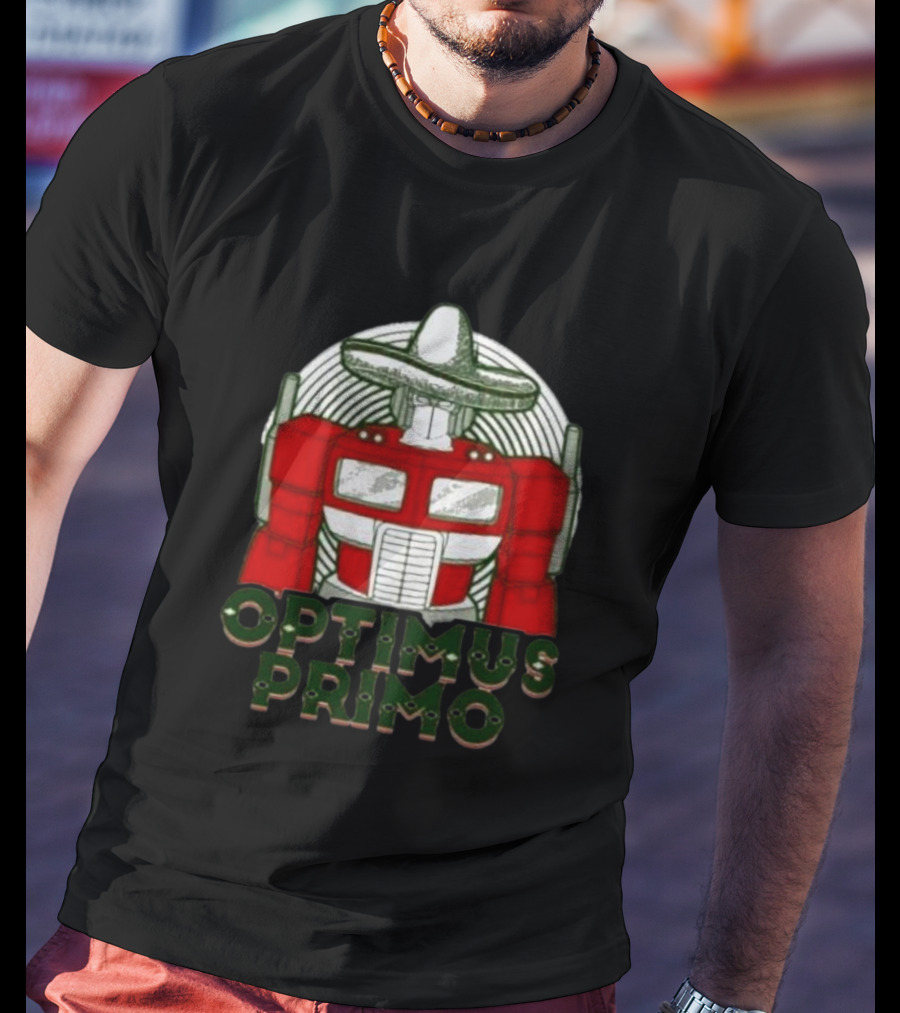 Optimus Primo Sombrero Robot T-Shirt