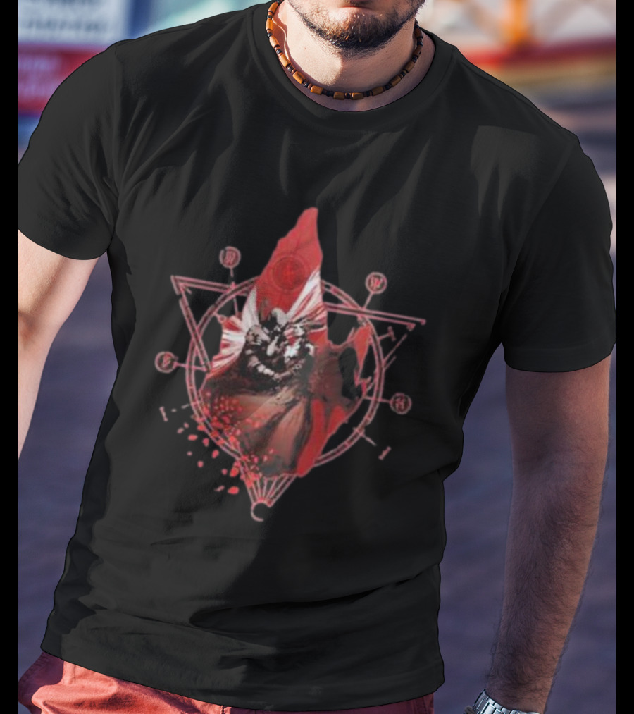 Diablo IV Inarius And Lilith Occult Symbol Dark Fantasy T-Shirt