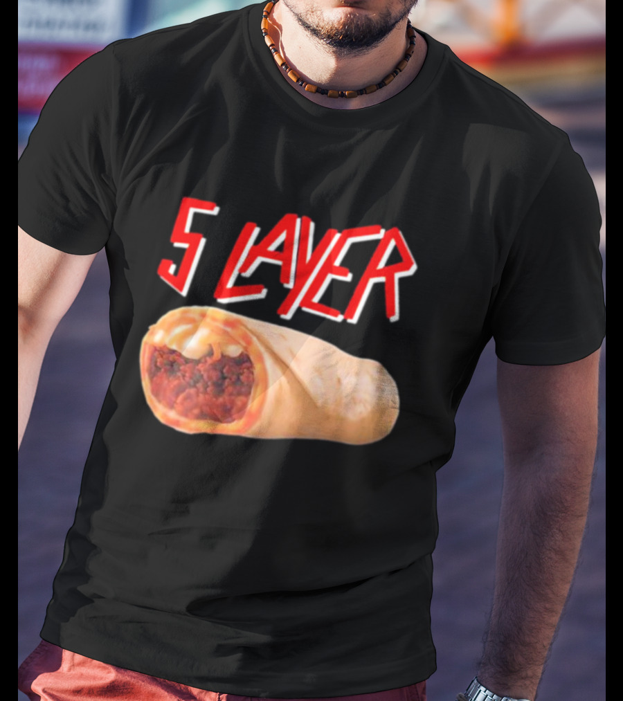 5 Layer Burrito South Of Healthy Specific Lads T-Shirt