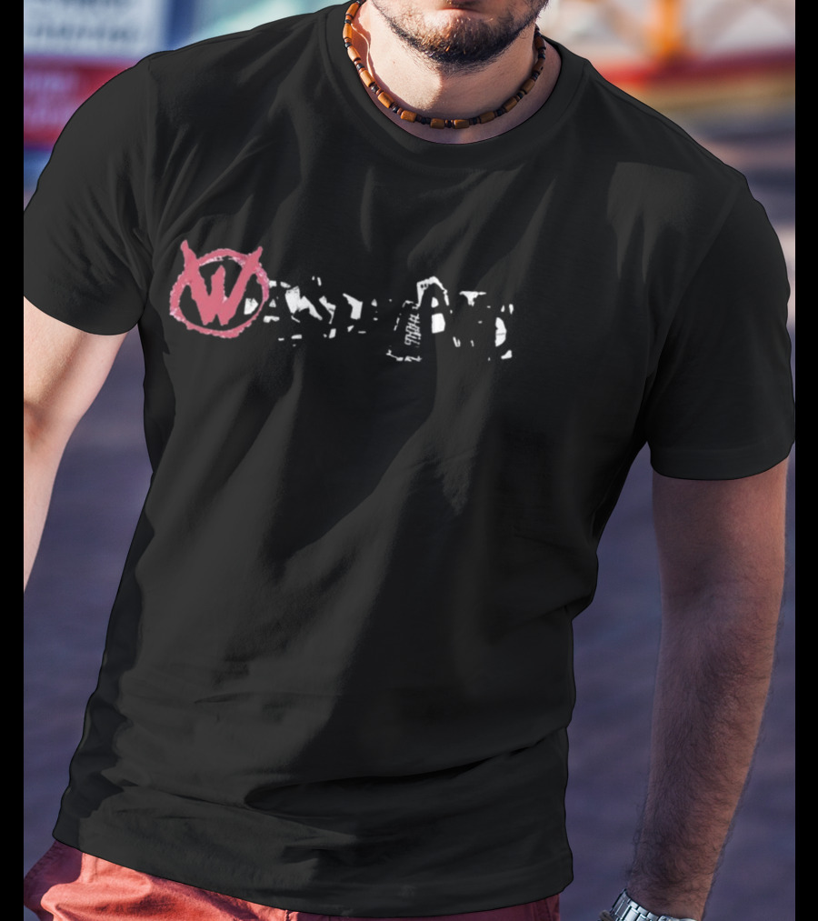 Wasteland Cut Out Logo With Red Circle W T-Shirt