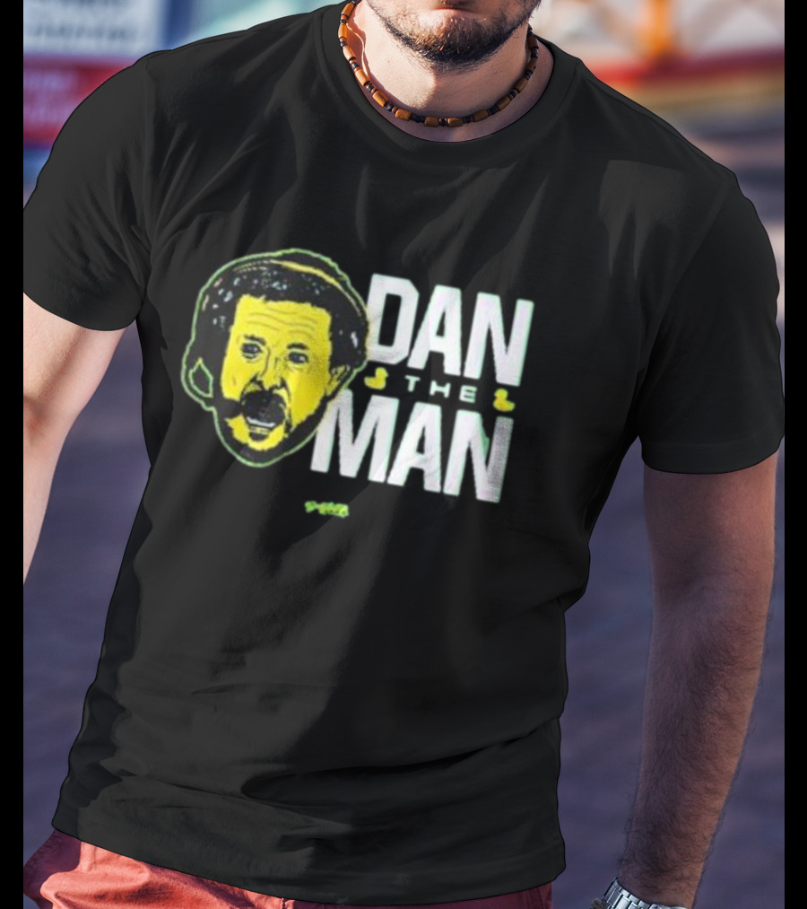 Dan The Man Coach Face With Headset T-Shirt