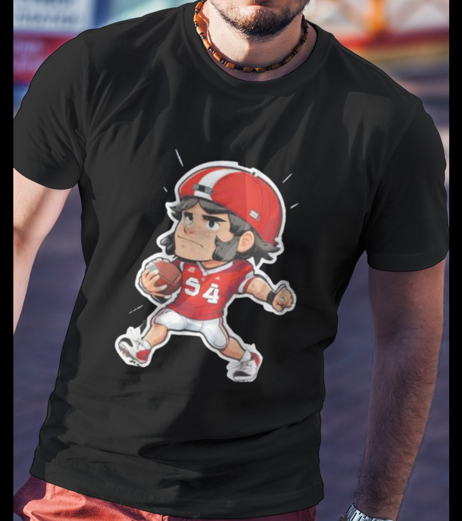 Lubby’s Funny Cartoon Football Player Stickers Essential S4 T-Shirt