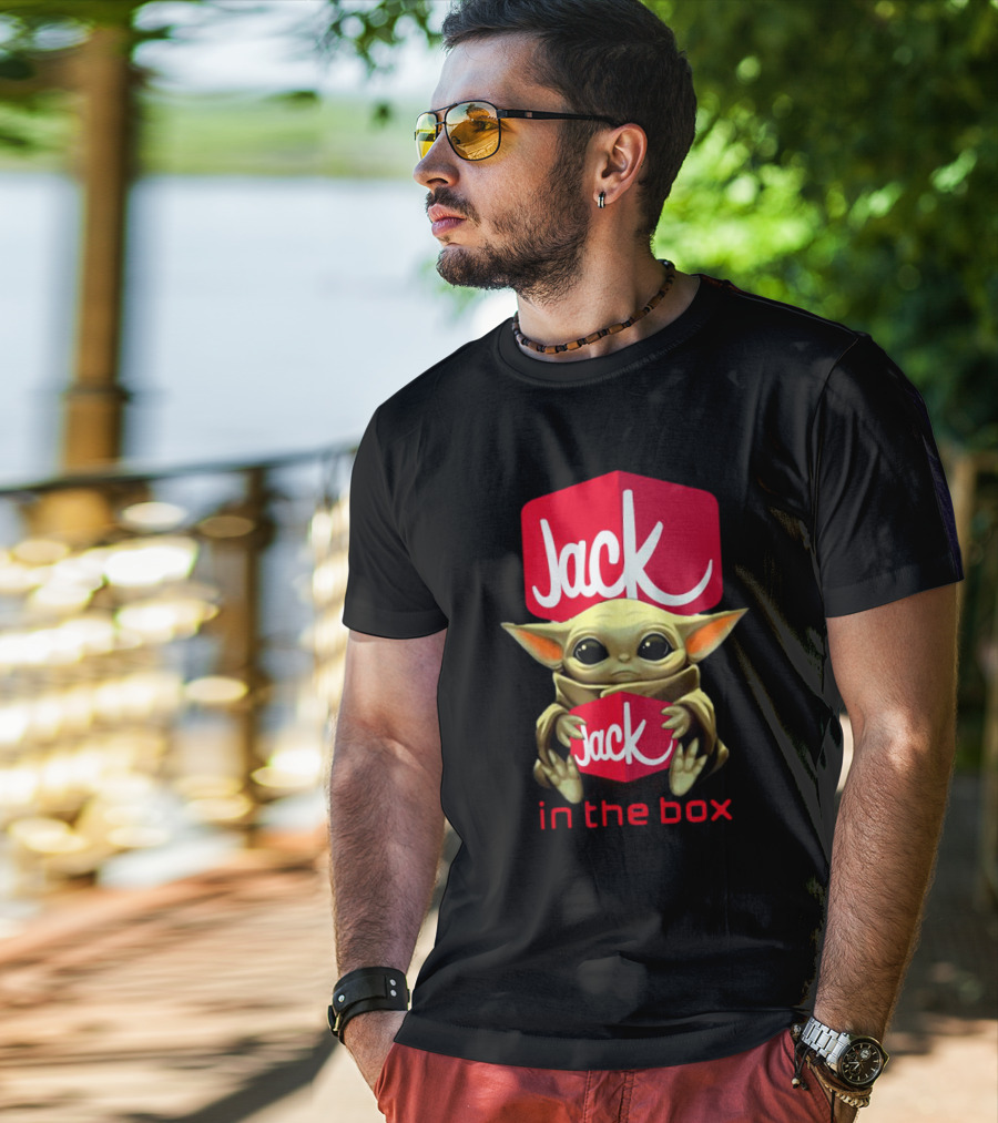 Baby Yoda Embrace Jack In The Box T-Shirt