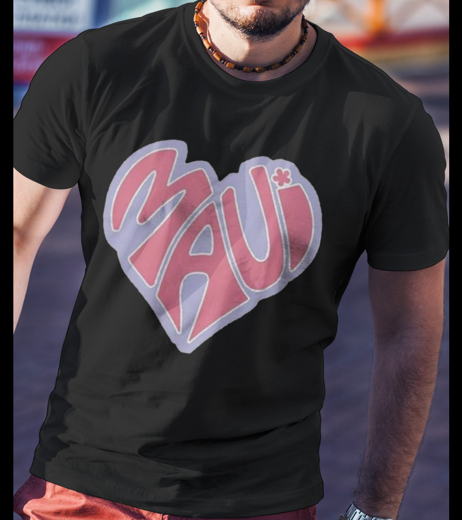 Maui Heart Retro T-Shirt
