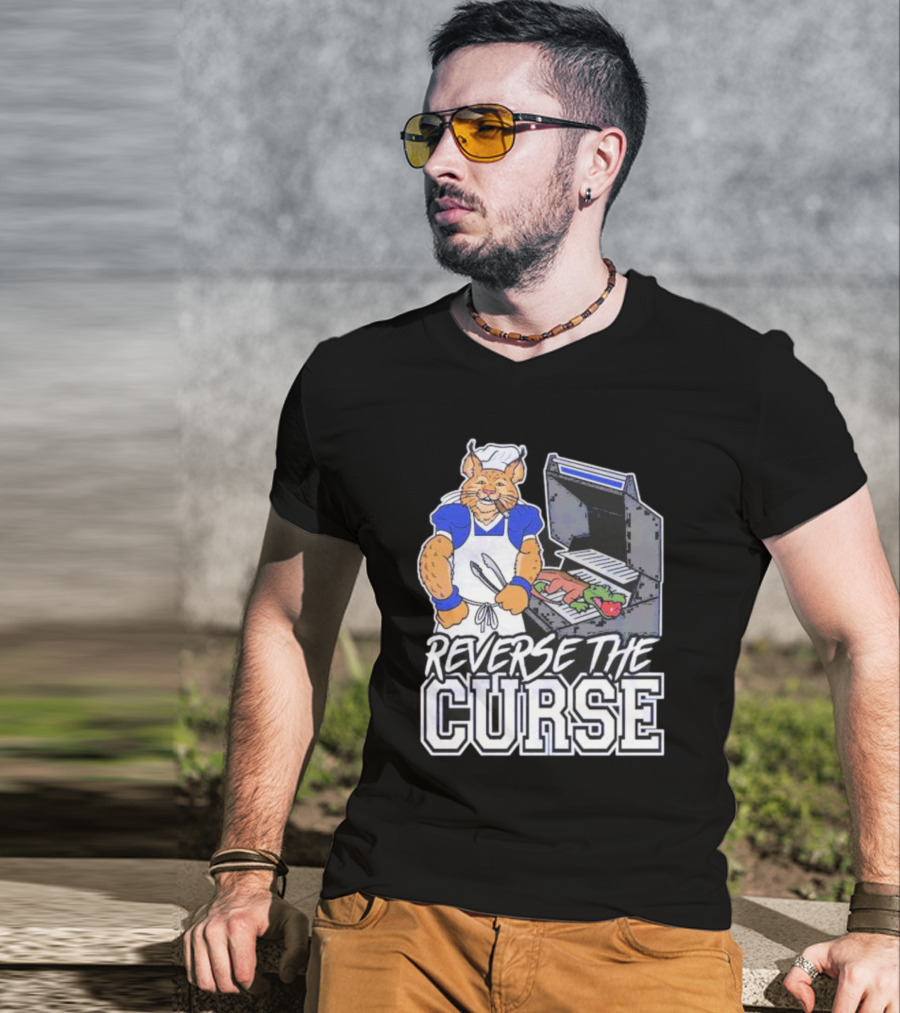 Reverse The Curse Cat Grilling Gator T-Shirt