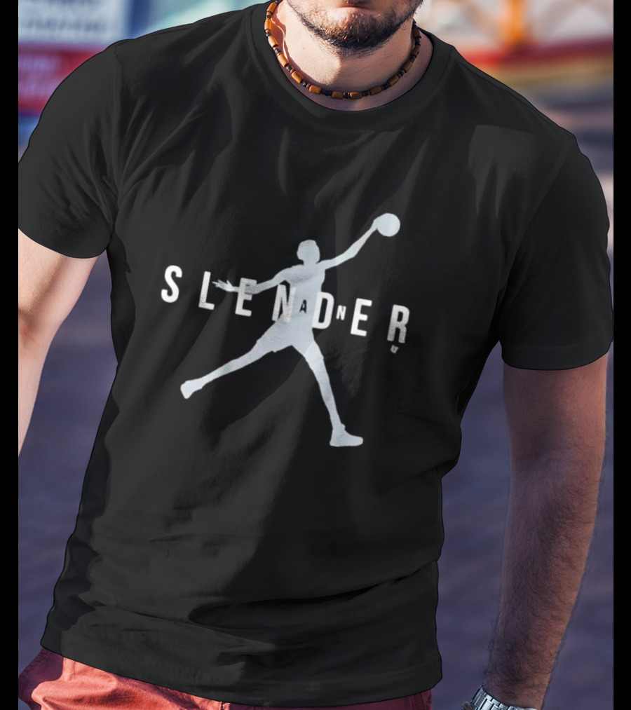 San Antonio Slender S L A N D E R Basketball T-Shirt