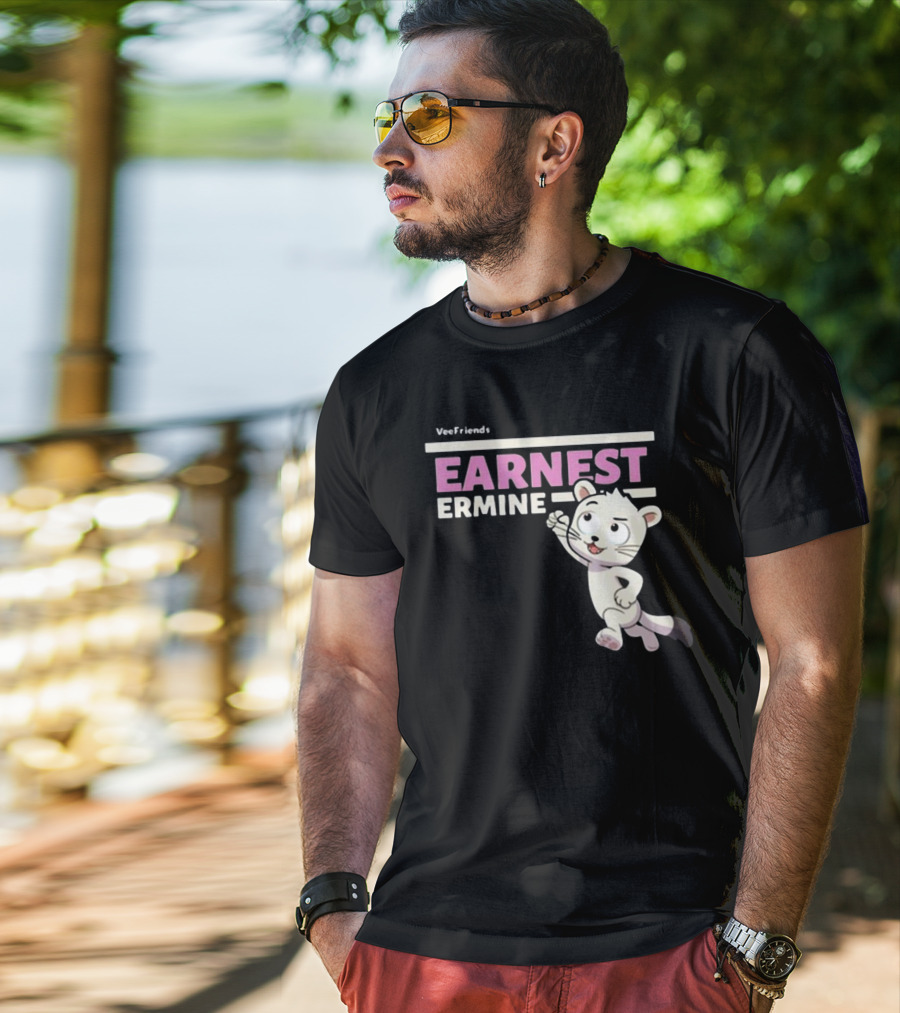 VeeFriends Earnest Ermine Character Comfort T-Shirt