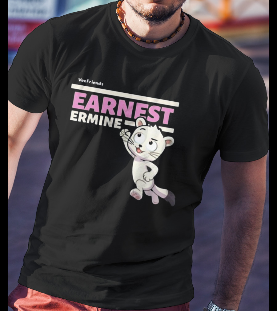 VeeFriends Earnest Ermine Character Comfort T-Shirt