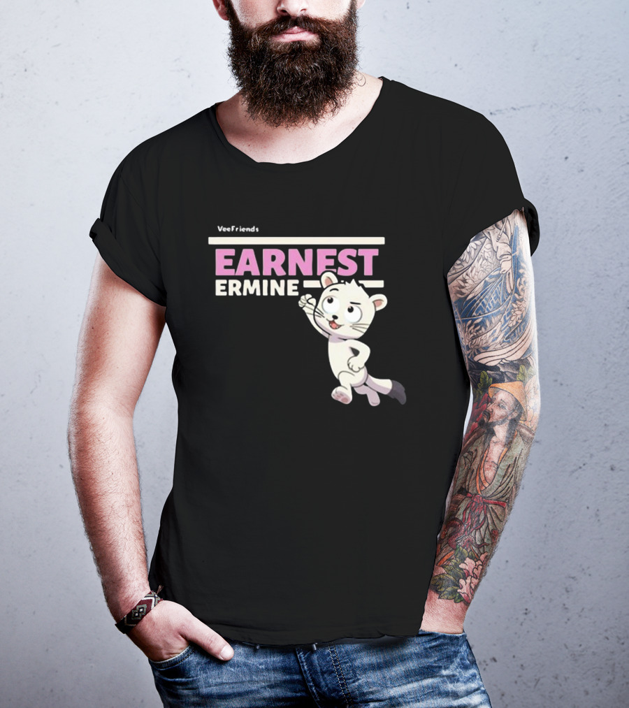 VeeFriends Earnest Ermine Character Comfort T-Shirt