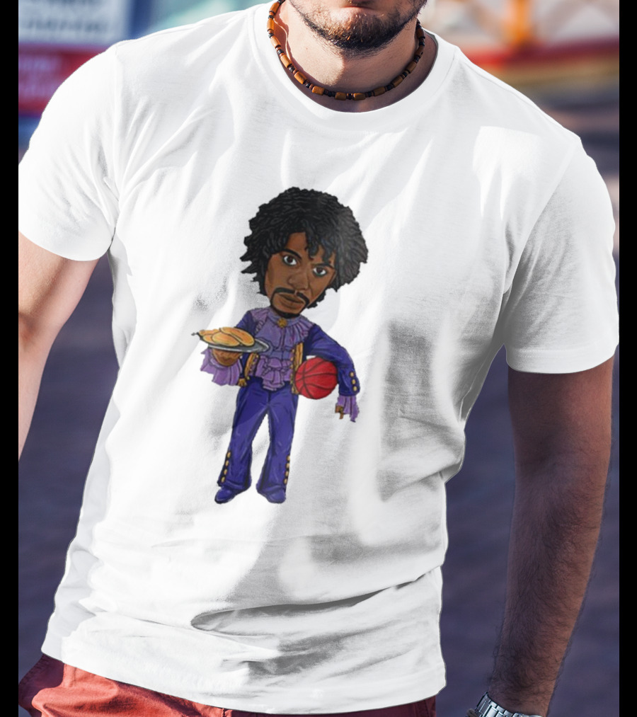 Dave Chappelle Prince Basketball Pancakes T-Shirt