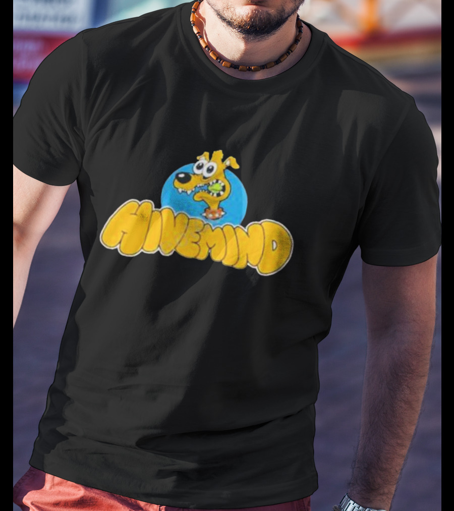 Copes Hivemind French Terry Dog Cartoon T-Shirt