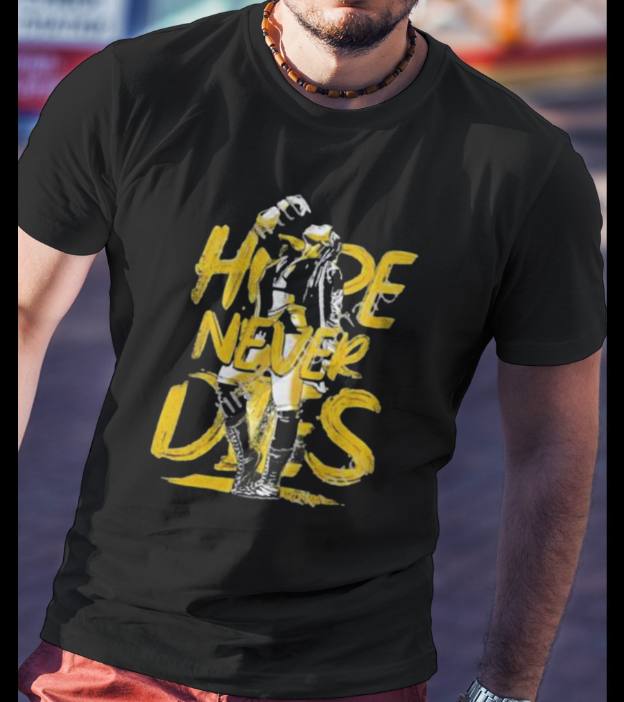 Hope Never Dies Yellow Jacket Pose T-Shirt