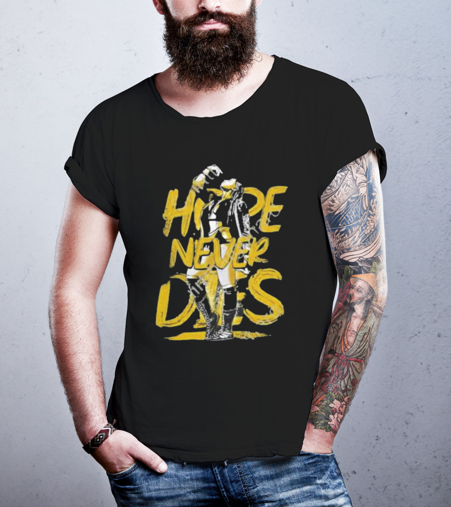 Hope Never Dies Yellow Jacket Pose T-Shirt
