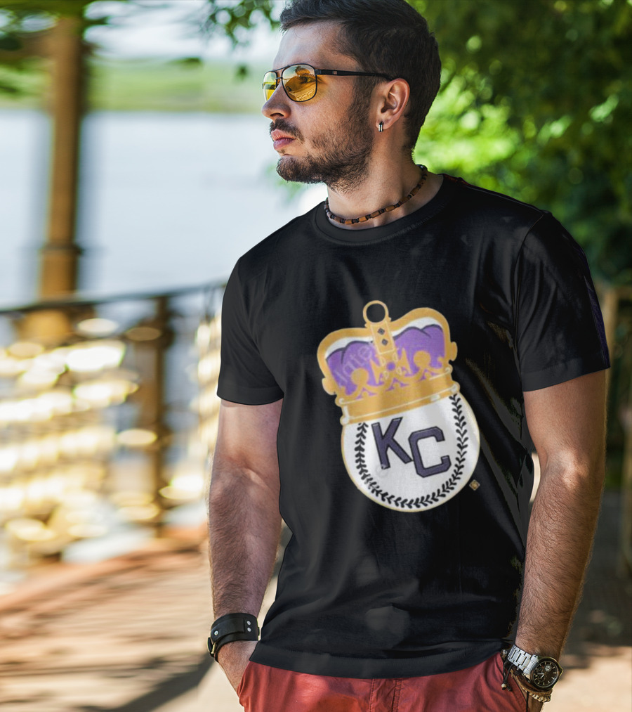 Kansas City Monarchs KC Crown Baseball T-Shirt